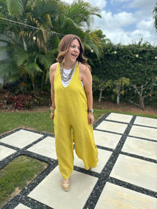 Carola Linen Jumpsuit