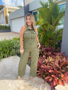 Serena Cargo Jumpsuit