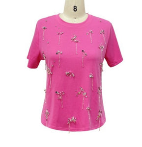 Pink Detailed Tshirt