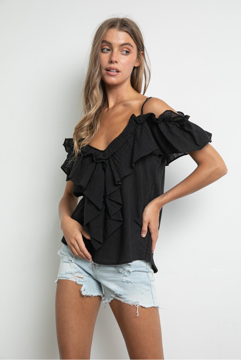 Antonia Black Top