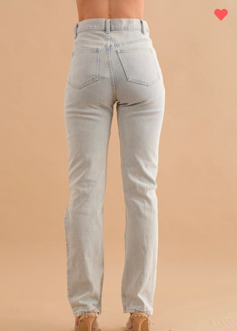 LuAnn Clear Studs Jeans