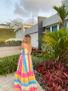 Flavia Colorful Maxi Dress