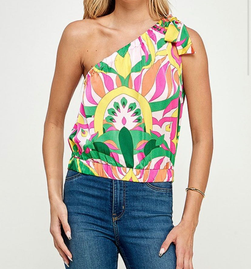 Gredma One Shoulder Top