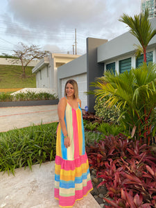 Flavia Colorful Maxi Dress