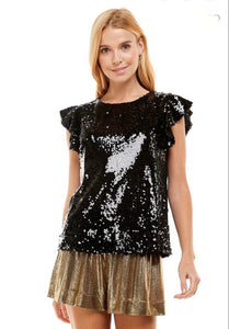 Lara Sequin Top