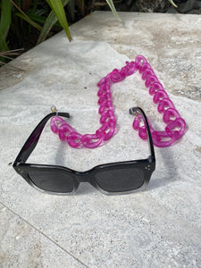 Acrylic Sunglasses/ Masks Chain